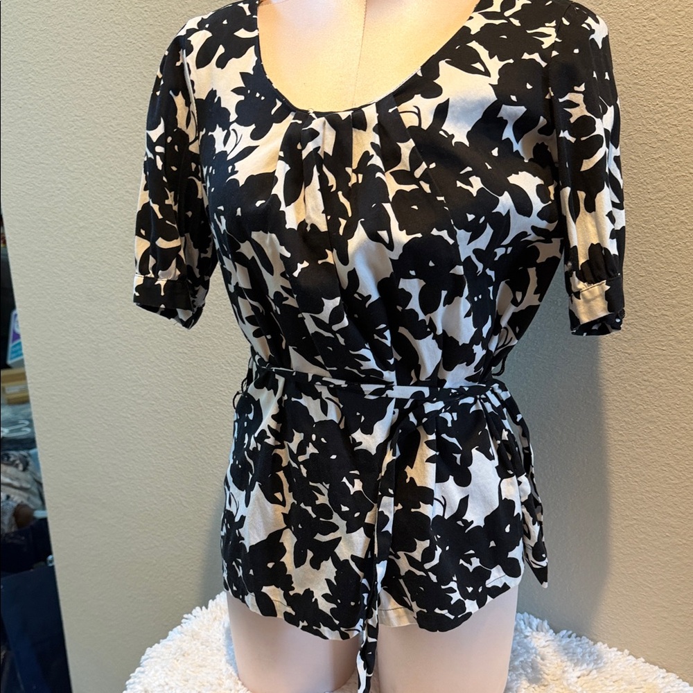 Apt. 9 Monochrome Stretch Top